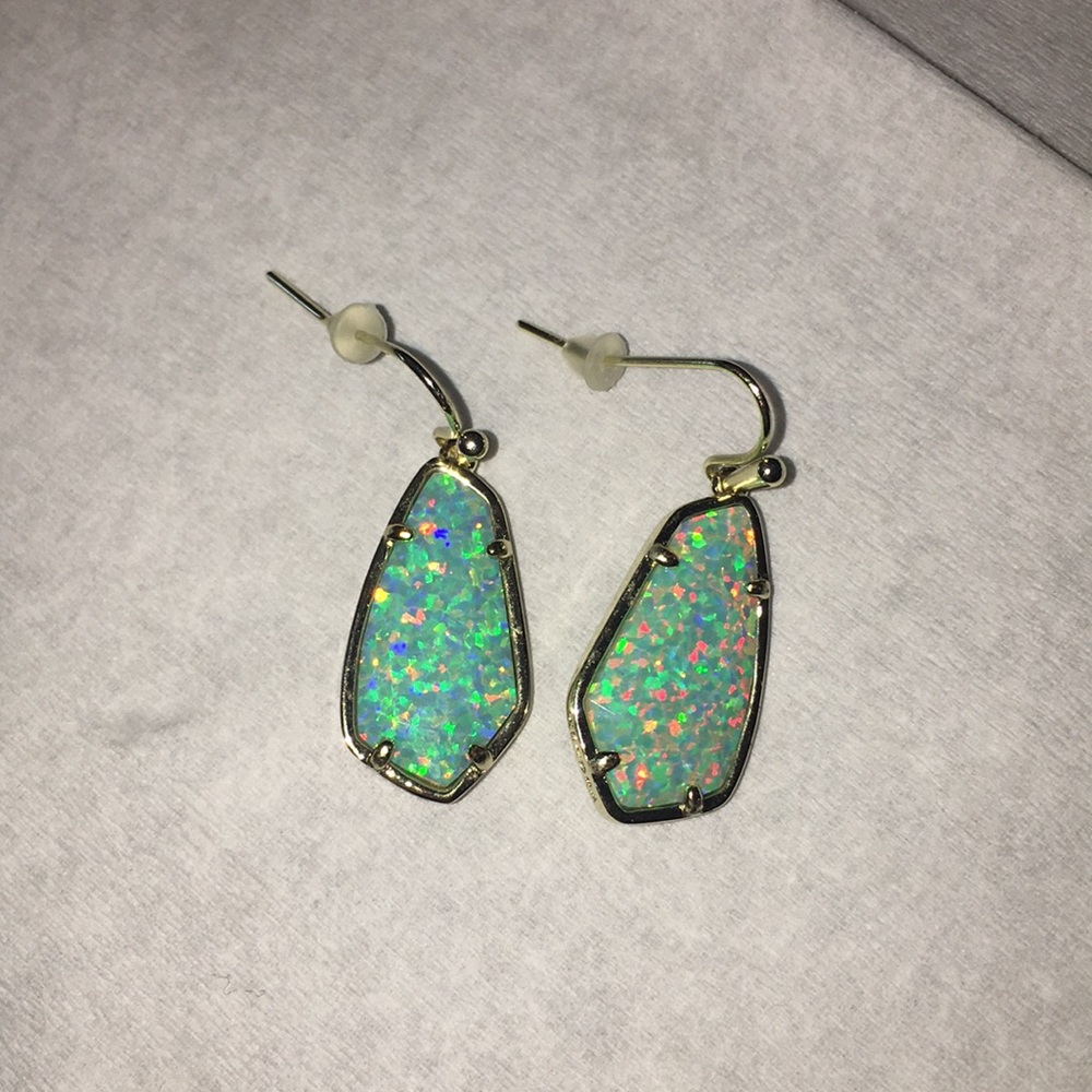 Turquoise Stone Kendra Scott Earrings